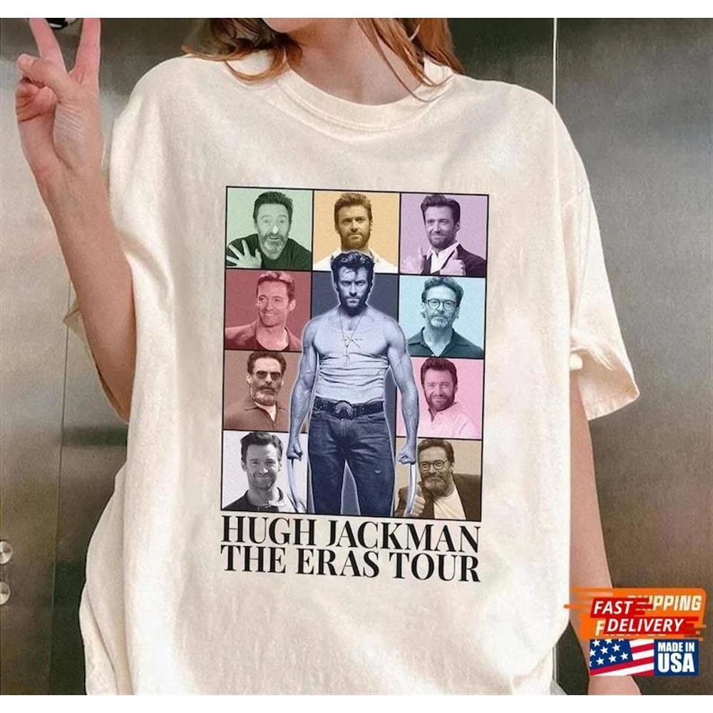 Retro Hugh Jackman Eras Tour Shirt Deadpool 3 Shirt Unisex